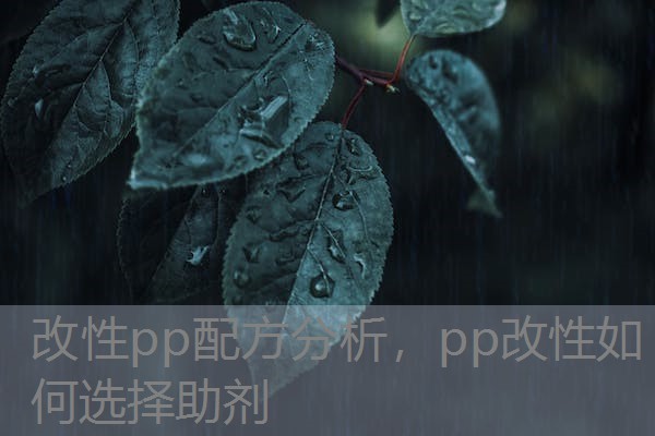 改性pp配方分析,pp改性如何选择助剂 改性pp配方分析,pp改性如何选择助剂