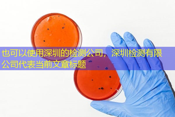 深圳的检测公司，深圳检测有限公司