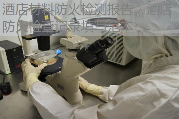 酒店材料防火检测报告，酒店防火检查记录填写范本