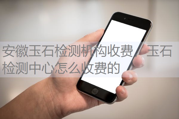 安徽玉石检测机构收费,玉石检测中心怎么收费的 安徽玉石检测机构收费,玉石检测中心怎么收费的