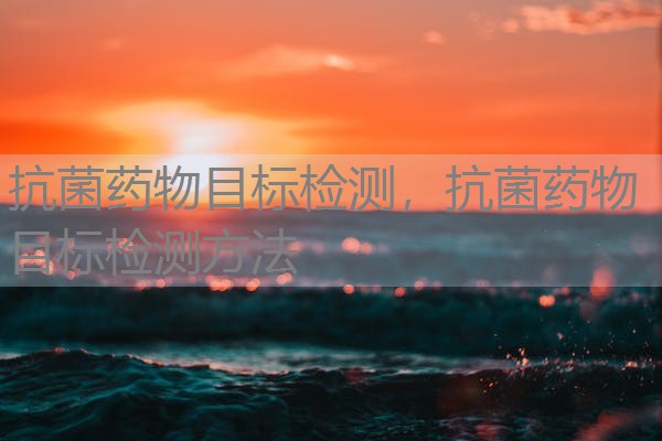 抗菌药物目标检测，抗菌药物目标检测方法