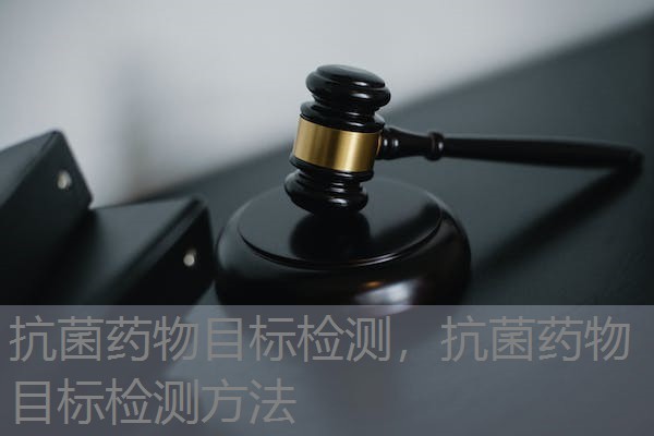 抗菌药物目标检测，抗菌药物目标检测方法