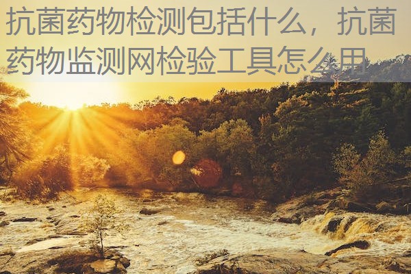抗菌药物检测包括什么，抗菌药物监测网检验工具怎么用