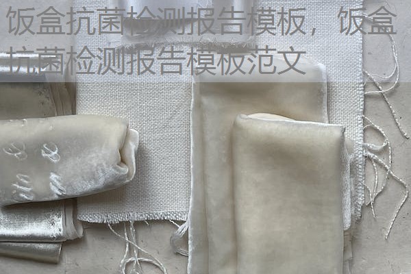 饭盒抗菌检测报告模板，饭盒抗菌检测报告模板范文