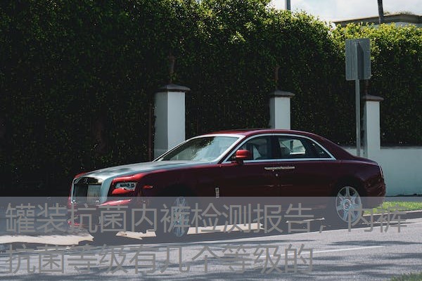 罐装抗菌内裤检测报告，内裤抗菌等级有几个等级的