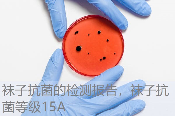 袜子抗菌的检测报告，袜子抗菌等级15A