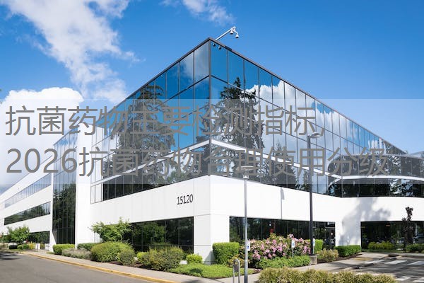 抗菌药物主要检测指标，2026抗菌药物合理使用分级