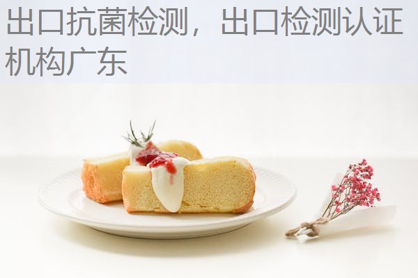 出口抗菌检测，出口检测认证机构广东