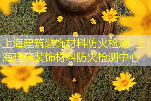上海建筑装饰材料防火检测 上海建筑装饰材料防火检测中心 上海建筑装饰材料防火检测 上海建筑装饰材料防火检测中心