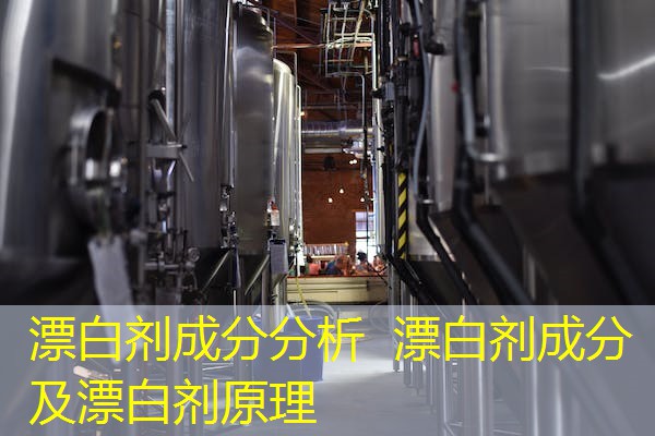 漂白剂成分分析 漂白剂成分及漂白剂原理 漂白剂成分分析 漂白剂成分及漂白剂原理