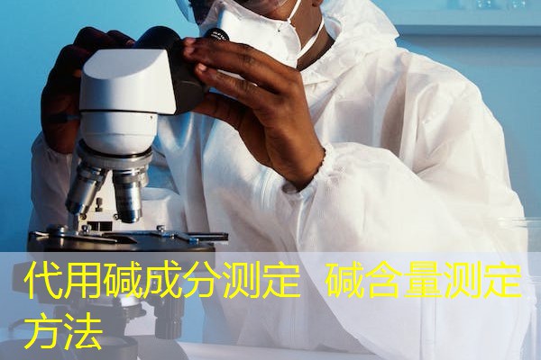 代用碱成分测定 碱含量测定方法 代用碱成分测定 碱含量测定方法