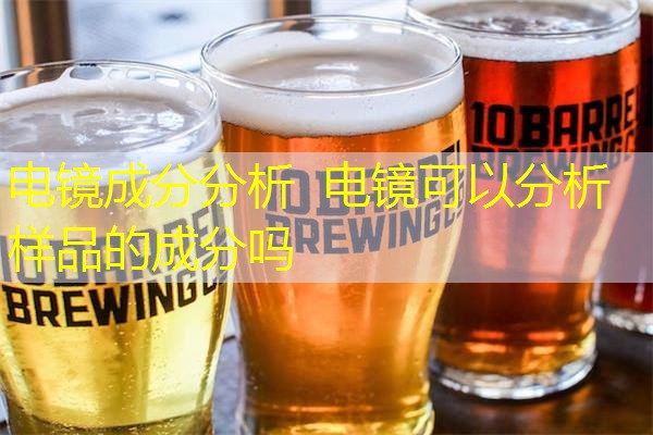 电镜成分分析  电镜可以分析样品的成分吗