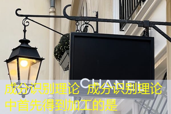 成分识别理论 成分识别理论中首先得到加工的是 成分识别理论 成分识别理论中首先得到加工的是