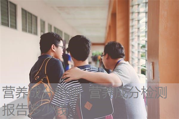 营养成分检测  营养成分检测报告多少钱
