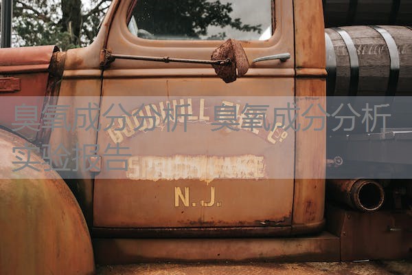 臭氧成分分析 臭氧成分分析实验报告 臭氧成分分析 臭氧成分分析实验报告