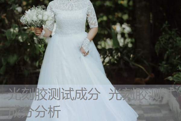 光刻胶测试成分 光刻胶测试成分分析 光刻胶测试成分 光刻胶测试成分分析