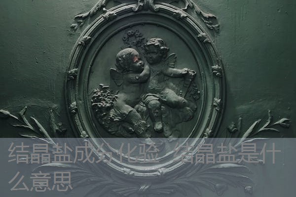结晶盐成分化验 结晶盐是什么意思 结晶盐成分化验 结晶盐是什么意思