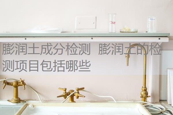 膨润土成分检测 膨润土的检测项目包括哪些 膨润土成分检测 膨润土的检测项目包括哪些