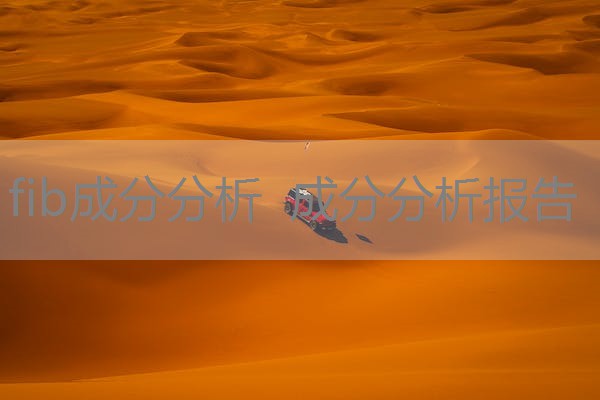 fib成分分析 成分分析报告 fib成分分析 成分分析报告