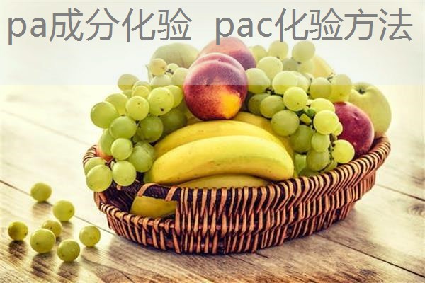 pa成分化验 pac化验方法 pa成分化验 pac化验方法