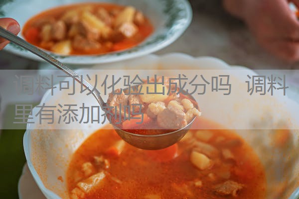 调料可以化验出成分吗  调料里有添加剂吗