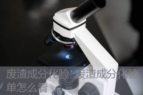 废渣成分化验 废渣成分化验单怎么看 废渣成分化验 废渣成分化验单怎么看