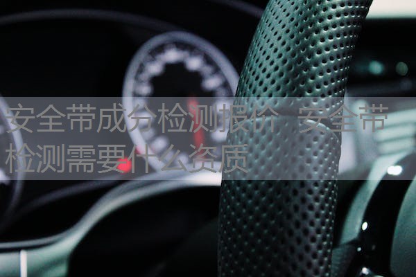安全带成分检测报价 安全带检测需要什么资质 安全带成分检测报价 安全带检测需要什么资质