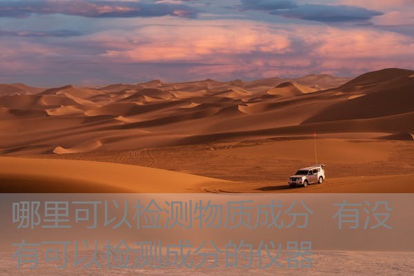 哪里可以检测物质成分 有没有可以检测成分的仪器 哪里可以检测物质成分 有没有可以检测成分的仪器