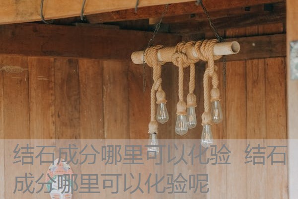 结石成分哪里可以化验 结石成分哪里可以化验呢 结石成分哪里可以化验 结石成分哪里可以化验呢