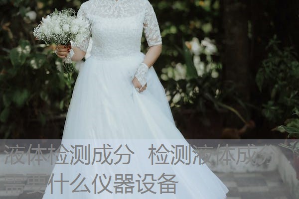 液体检测成分 检测液体成分需要什么仪器设备 液体检测成分 检测液体成分需要什么仪器设备