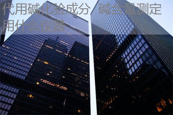代用碱化验成分 碱含量测定用什么仪器 代用碱化验成分 碱含量测定用什么仪器