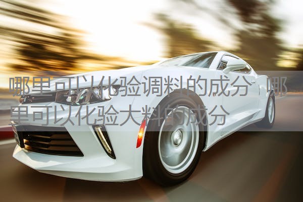 哪里可以化验调料的成分 哪里可以化验大料的成分 哪里可以化验调料的成分 哪里可以化验大料的成分