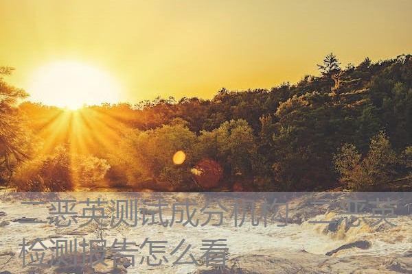 二恶英测试成分机构 二恶英检测报告怎么看 二恶英测试成分机构 二恶英检测报告怎么看