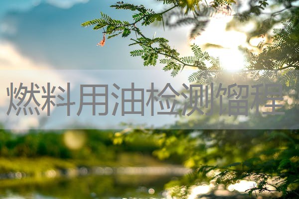 燃料用油检测馏程 燃料用油检测馏程